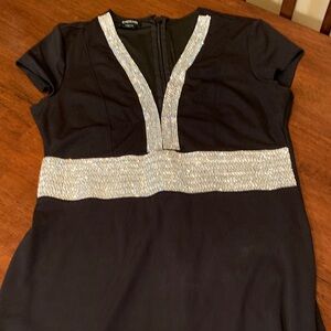 Absolutely stunning size  M , sexy black BeBe dress with sparkly application ❤️